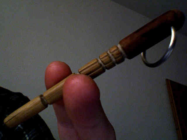 Persuader (wood) with keyring
